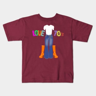 The 70's lover Kids T-Shirt